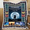 I Love You Deeply to My Boyfriend Quilt Blanket - Express Your Love with Warmth and Comfort
