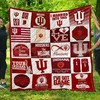 I Married Into This NCAA Indiana Hoosiers Loved Quilt Blanket for Couples