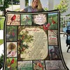 I Never Left You Cardinal Quilt Blanket - Warm and Comfortable Blanket with a Sentimental Message