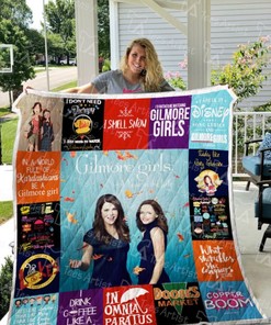 I Smell Snow Gilmore Girls Collection Cozy Quilt Blanket