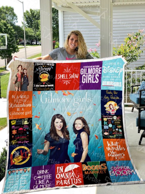 I Smell Snow Gilmore Girls Collection Cozy Quilt Blanket