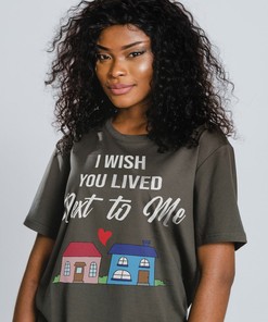 I Wish You Live Next To Me Cute Unisex Shirt | Perfect Sister Shirts | Besty Shirt | Gift For Friends