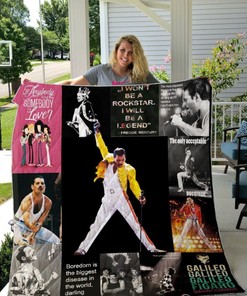 I Won't Be A Rockstar I Will Be A Legend Freddie Mercury Quilt Set