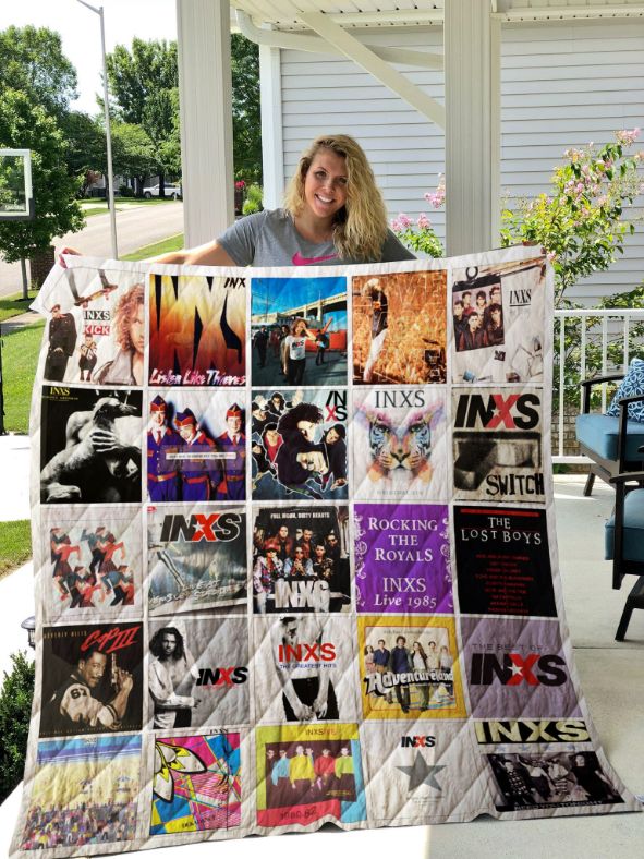 INXS Switch Inspired Quilt Bedding Set for Music Lovers
