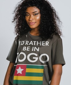 I'd Rather Be In Togo Unisex Shirt | It's In My DNA | Togolese Flag Roots |Togolese Tshirt | Togolese Pride Gifts