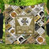 Idaho Vandals Collection Collected NCAA Quilt Blanket - Keep Warm with Vandal Pride