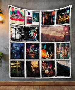 Idealism Album Covers Inspired Quilt Bedding Set for Music Lovers