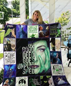 Idina Menzel Collection Wicked No Good Deed Quilt Bedding Set