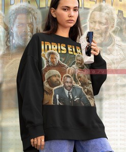 Idris Elba Retro 90s Sweater | Classic Movie Tees for Men and Women | Movie Fans Gifts for Idris Elba Fans