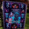 If you want to be strong learn to fight alone Lion Quilt Bed Set with Wildlife Design