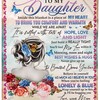 If's Filled With Lots of Hope, Love, and Light- To My Daughter Quilt Bedding Set for Girls.