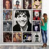 Iggy Pop Albums Quilt Blanket, Perfect for Punk Rock Enthusiasts