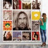 Iggy Pop Quilt Blanket 01 - Soft and Cozy Blanket for Music Fans
