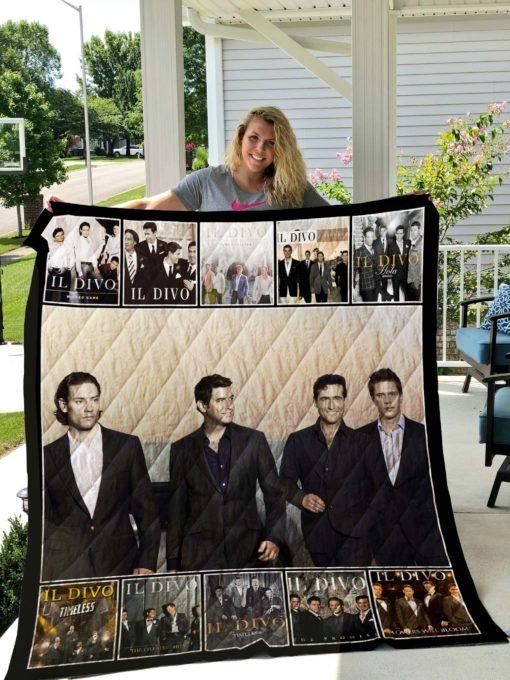 Il Divo Album Covers Quilt Blanket New Arrival for Music Lovers