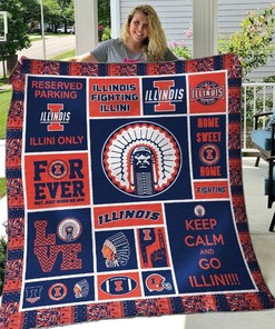 Illinois Fighting Illini Fan Favorite - Quilt Blanket