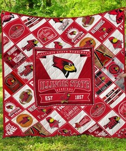 Illinois State Redbirds NCAA Quilted Bedding Collection for a Cozy and Stylish Bed
