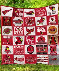 Illinois State Redbirds Quilt Bedding Set for Kids LC1