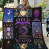 I'm A Child Of Sun And Moon Inspirational Quilt Blanket for Dreamers