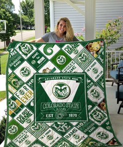 I'm A Proud Rams Fan Colorado State Rams Ncaa Quilt Bedding Set for Boys