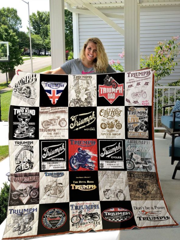 I'm Devil Rides Triumph Quilt Bedding Set Full with Quilt Blanket