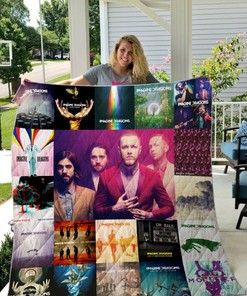 Imagine Dragons Graphic Style Quilt Bedding Set - Perfect for Fans of Alternative Rock and Pop