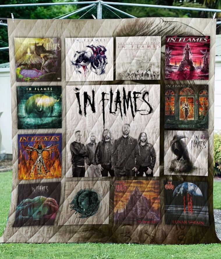 In Flames Quilt Bedding Set