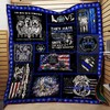 In K9 We Trust Quilt Blanket with Police Dog Design