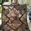 In My Life I Love You More Deer Lo Quilt Blanket - Best Gift for Nature Lovers