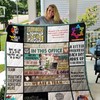 In This Office We Are a Team Quilt Blanket - Perfect for Teamwork