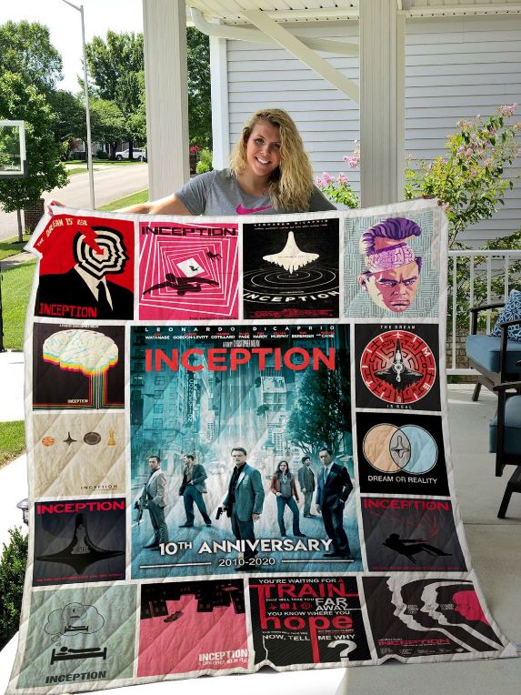 Inception 10th Anniversary Quilt Blanket - Commemorate the 10th anniversary of Inception with this stylish quilt blanket