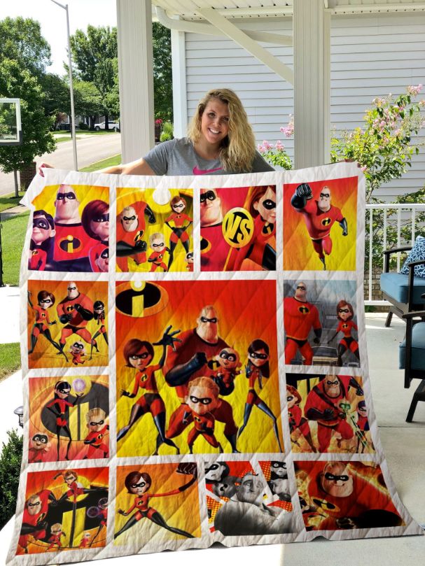 Incredibles Collected Collection Quilt Bedding Set for Kids