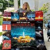 Independence Day Love Quilt Blanket with Patriotic Quote