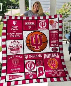 Indiana Hoosiers B200617 - Quilt Bedding Set