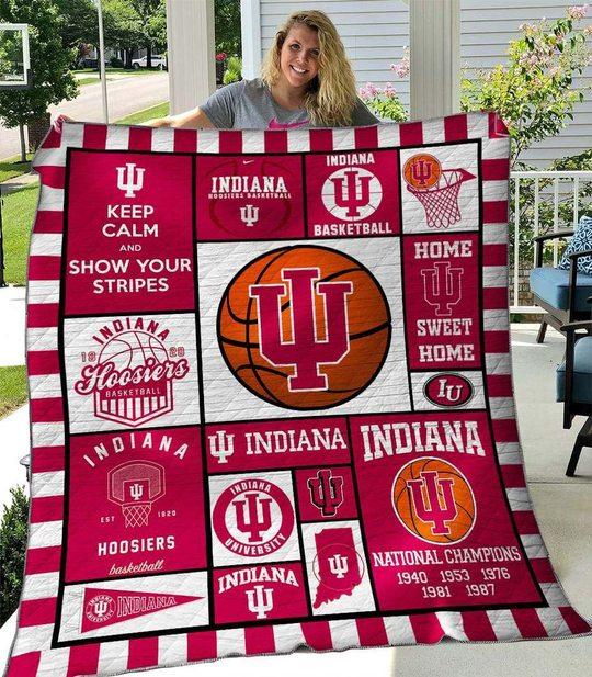 Indiana Hoosiers B200617 - Quilt Bedding Set