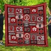 Indiana Hoosiers Fan Made - Quilt Blanket