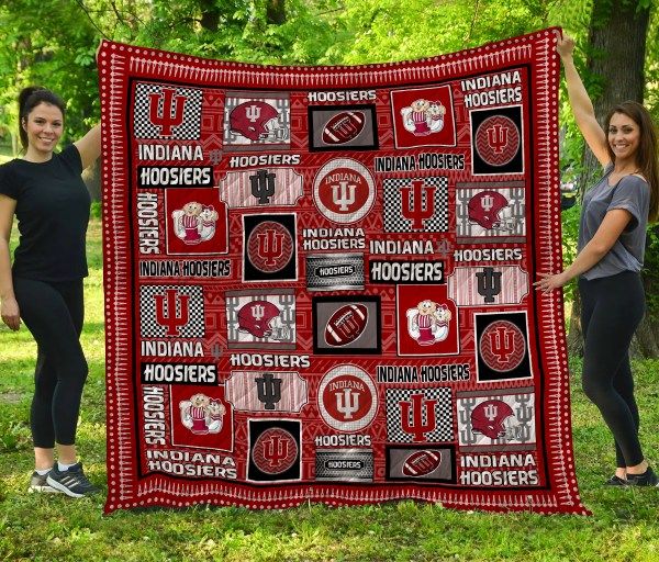 Indiana Hoosiers Fan Made - Quilt Blanket