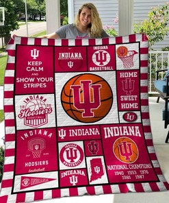Indiana Hoosiers Quilt Bedding Set - DUP1