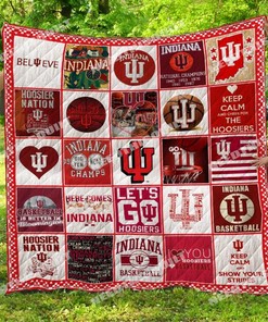 Indiana Hoosiers Quilt Bedding Set - LC11
