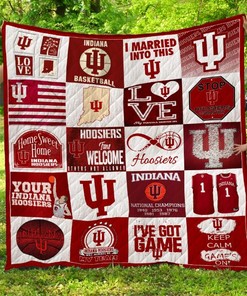 Indiana Hoosiers Quilt Bedding Set - LC6