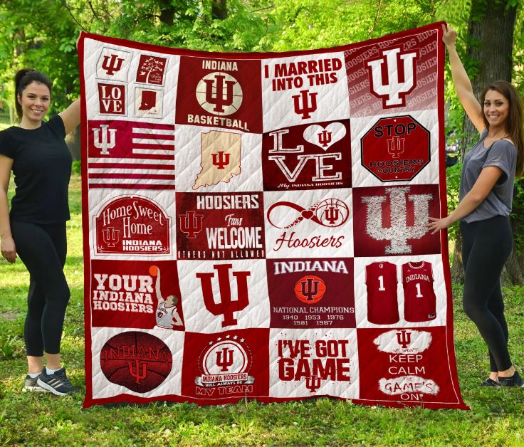 Indiana Hoosiers Quilt Bedding Set - LC6