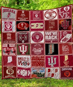 Indiana Hoosiers Quilt Bedding Set - LC8