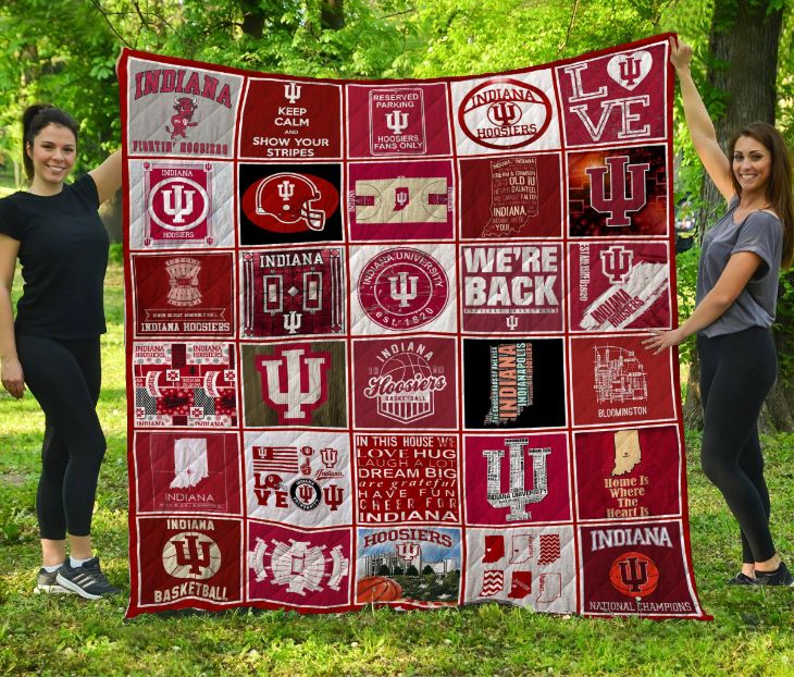 Indiana Hoosiers Quilt Bedding Set - LC8