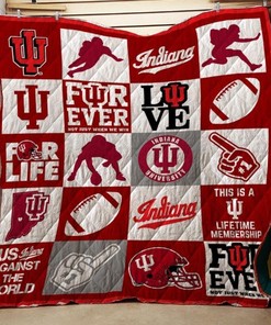 Indiana Hoosiers Sport Collection - Quilt Blanket