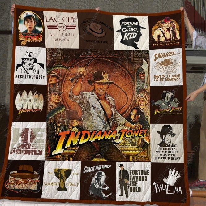 Indiana Jones Crack The Whip Collection Quilt Bedding Set for Teens