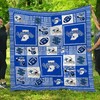Indiana State Sycamores Blue NCAA Quilt Bedding Set