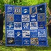 Indiana State Sycamores Inspired Quilt Blanket With Inspiring Quotes