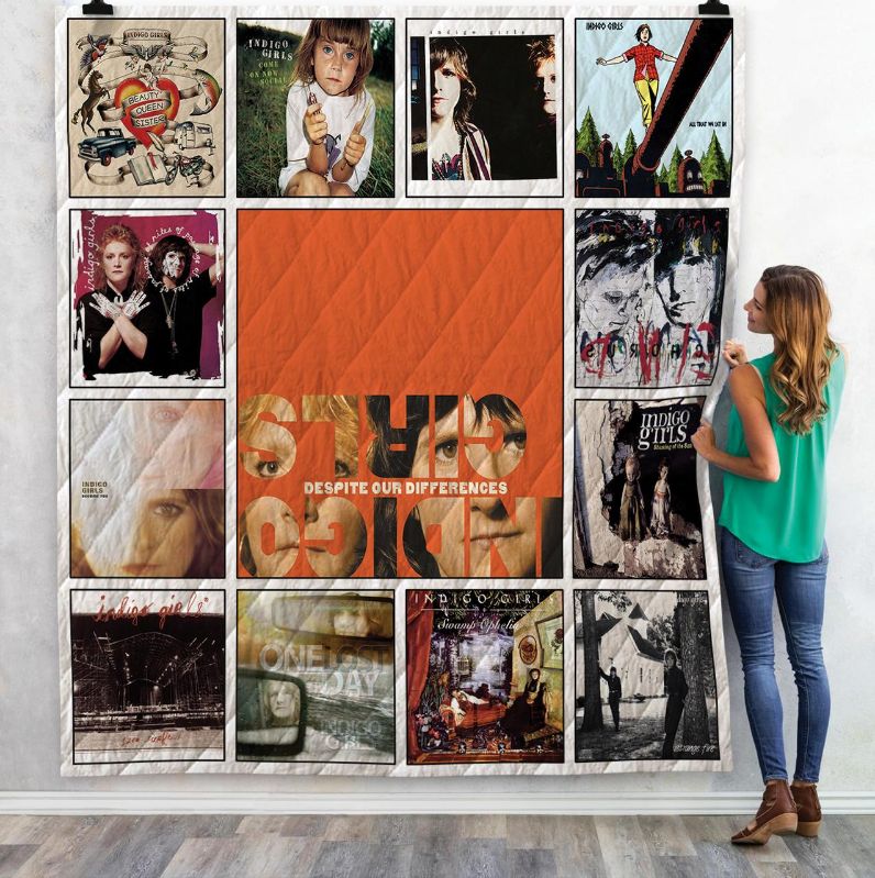 Indigo Girls Best Album Quilt Blanket 02 - Warm and Comfortable Blanket for Music Fans