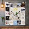Infinite Kpop Album Covers Quilt Blanket with Vibrant Colors