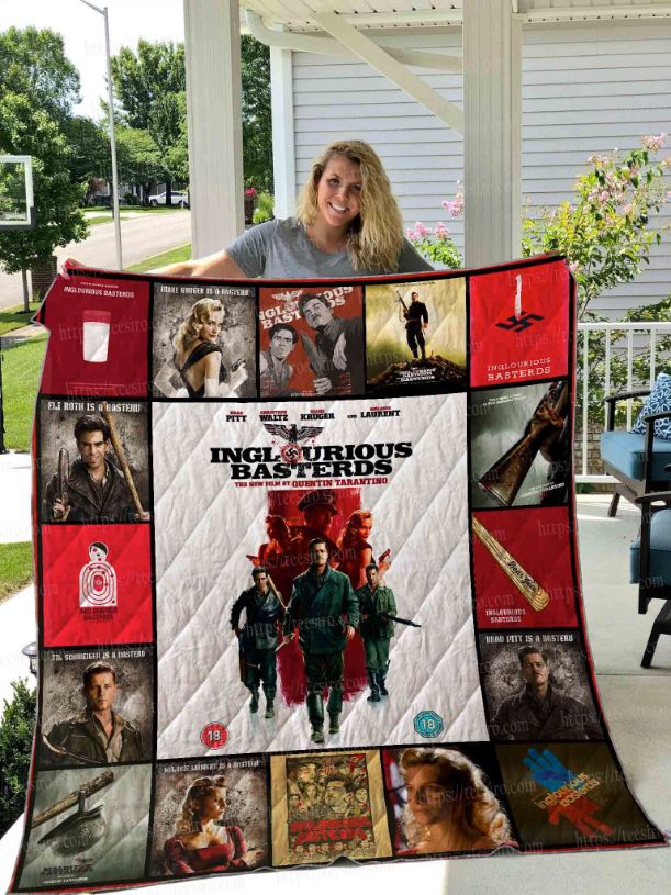 Inglourious Basterds and Django Quilt Bedding Set with Movie Posters