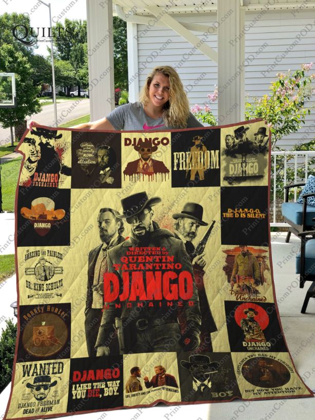 Inglourious Basterds and Django Unchained Quilt Bedding Set with Movie Designs